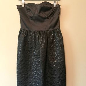 Kensie Strapless Black Dress